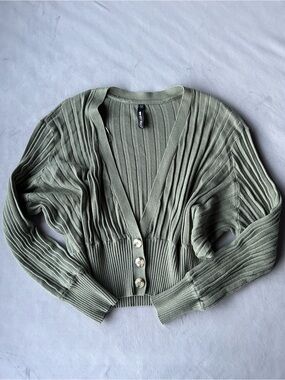 Design Lab ~ Batwing Cardigan ~ Women’s Size Medium ~ Olive Green